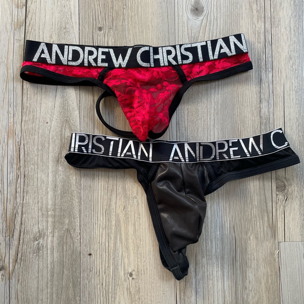 Andrew Christian thong lot Medium (2)